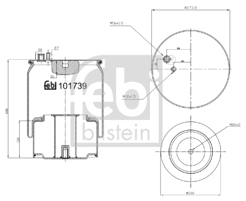 Bellow, air suspension